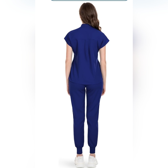 NiaaHinn Women's Scrub SET Jogger Pant and Top - Picture 4 of 5